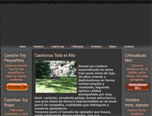 Tablet Screenshot of criaderolisacanbel.com.ar